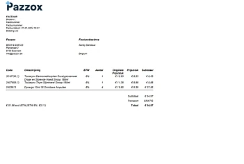 €29.94 korting bij pazzox.be: Toularynx hoest...