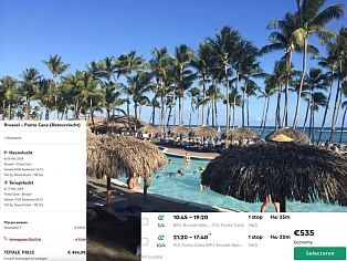 ✈️🏝️ Rechtstreeks naar het zonnige Punta Cana...
