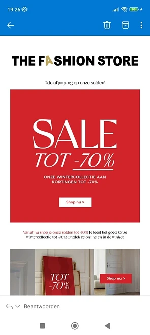 Solden bij the fashion store tot -70% https:/...