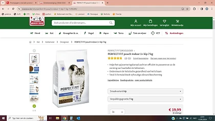 Perfect Fit bij Maxi Zoo goedkoper dan de pro...