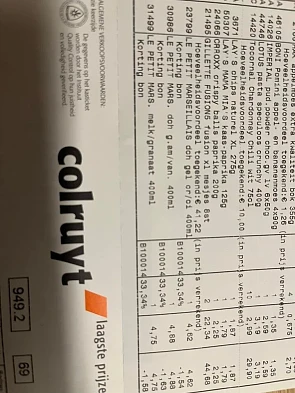 Hoeveelheidsvoordelen bij Colruyt: Chardonna...