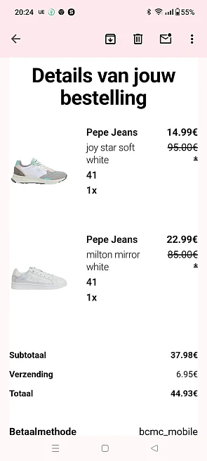 Aankoop van 2 paar Sneakers Pepe Jeans voor n...