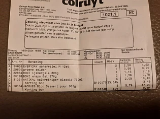 Colruyt Groene selder 0.99€ Antikal kalkreini...