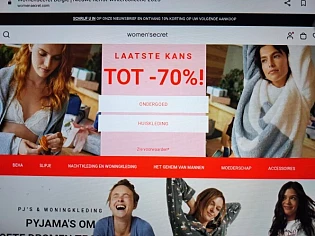 womensecret.com tot -70% op een selectie