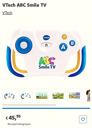 ABC Smile TV VTech in mooie promo bij bol.com...