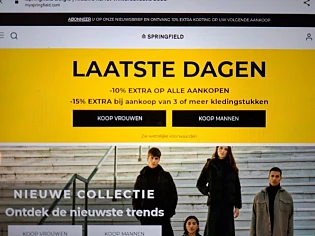 myspringfield.com -10% extra op alle aankopen...