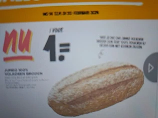 Jumbo vanaf 14 februari 100% volkoren brood v...
