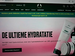 thebodyshop.com leden : gratis Edelweiss liqu...
