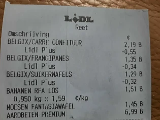Ldil met een coupon in de app 25% gekregen op...