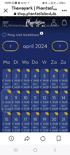 Nu phantasialand voordeel tickets vanaf 39eu...