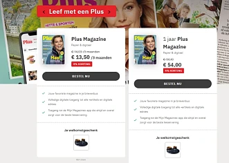 welkomstgeschenk plusmagazine