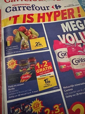 Vanaf morgen bij Carrefour (Hyper en Market):...