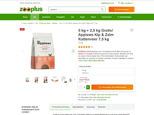 Applaws Kip & Zalm Kattenvoer