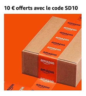 🚨 -10€ sur Amazon Belgique, avec le code SD1...