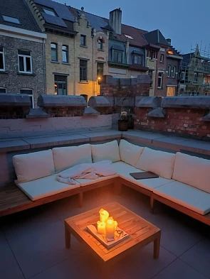 Koopje voor een houten loungeset! Ik heb deze...
