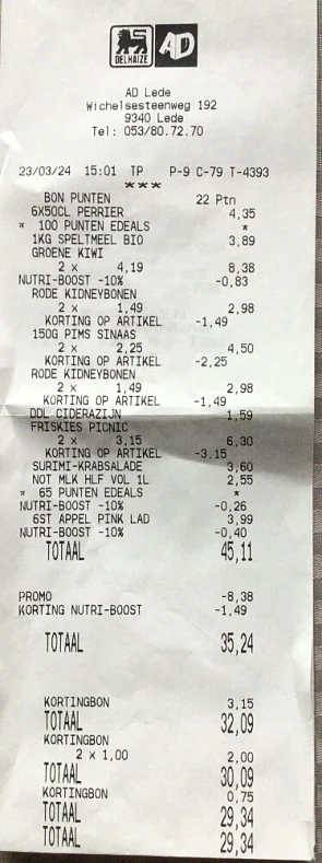 Promo delhaize