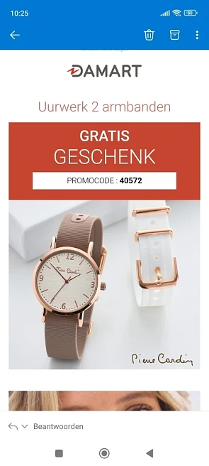 Gratis uurwerk