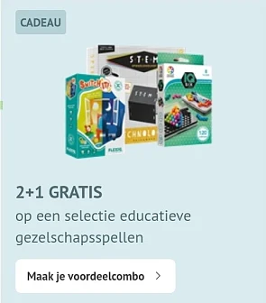2+1 op educatief speelgoed bij standaard boekhandel