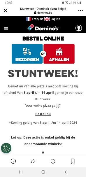 Domino's pizza