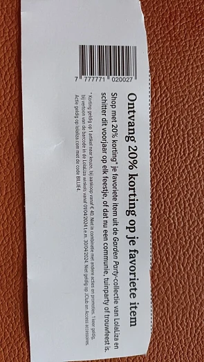 Ontvang 20% korting op je favoriete item bij Lolaliza