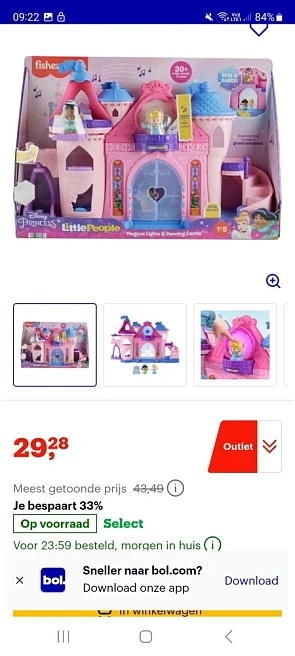 Fisher Price Disney Kasteel
