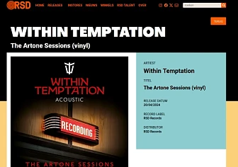 Within Temptation op vinyl of cd