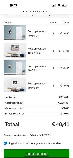 Een leuk koopje gedaan bij canvascompany.be m...