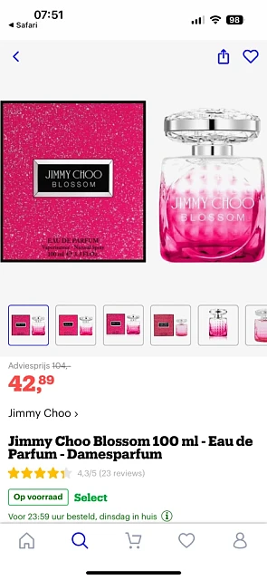 Parfum Jimmy Choo Blossom 100ml