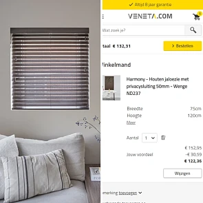 Tot 20% korting bij Veneta