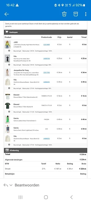 D'Store 2+1 gratis op de hele winkel!