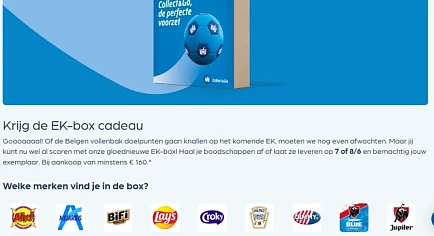 Gratis EK box bij Collect&Go