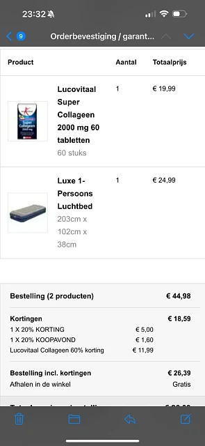 Koopavond bij kruidvat