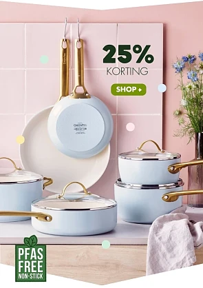 25% korting op alle kleurrijke collecties.