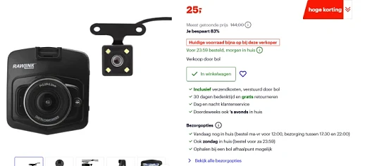 dashcam voor auto