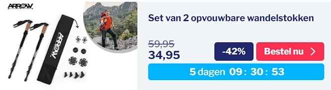 Set wandelstokken