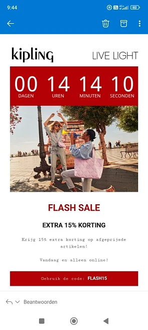 Extra korting op de solden