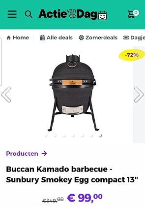 Buccan Kamado barbecue