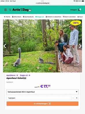 Apenheul tickets