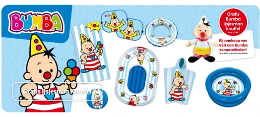 Gratis Bumba Ijsjesman knuffel 🍦Studio 100 webshop