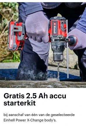 Gratis Einhell starterkit