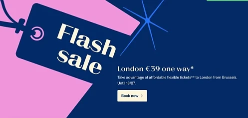 Brussels to London Seat SALE