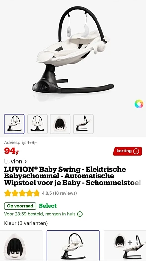 Luvion Baby Swing