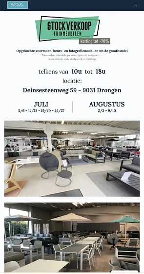 Stockverkoop Verbeke Outdoor