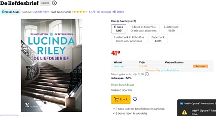 De liefdesbrief ❣️ Lucinda Riley E-book €4,99 Bol