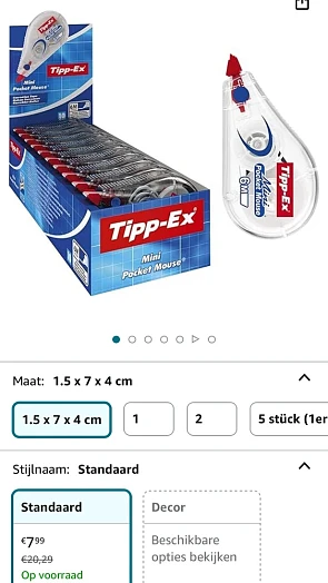 Tipp-ex 10pack Amazon nl