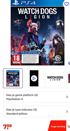 Watch Dogs Legion PlayStation 4