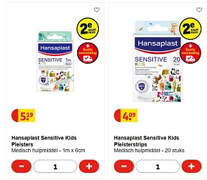 -50% op 2e Hansaplast 🩹 Kruidvat