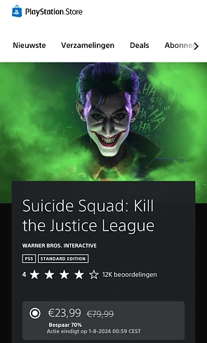 PS 5 Suicide Squad: Kill the Justice League