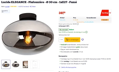 -40% Lucide Elegance bij Bol