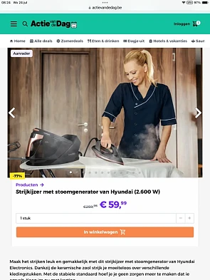 Strijkijzer met stoomgenerator van Hyundai